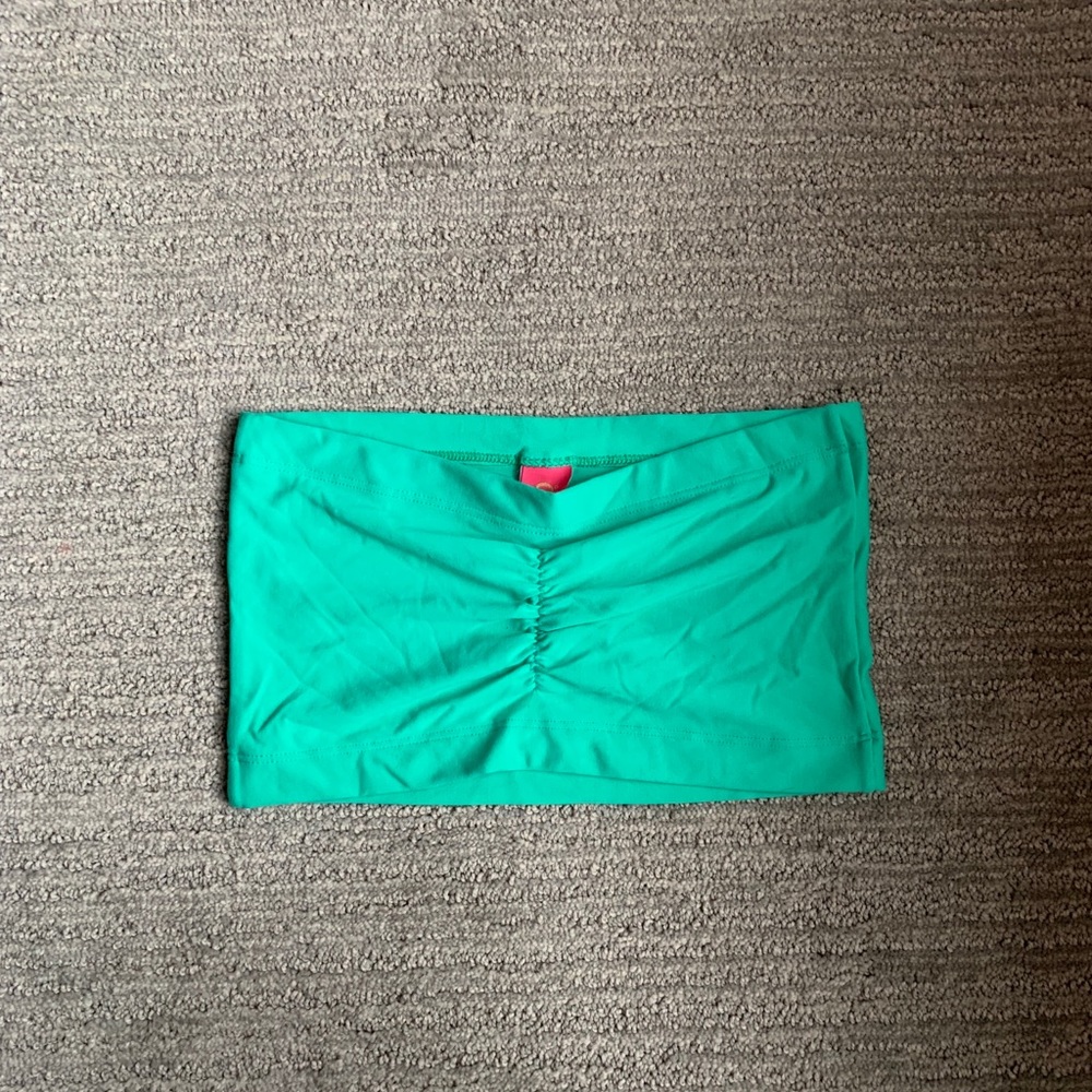 NWOT Liquido Bandeau Bra in Green